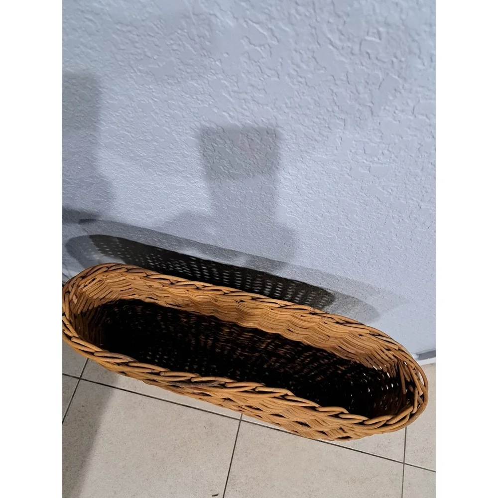 Rare WW2 German Army Wicker Artillery Basket‎ Ammo Shell Carrier Holds 4 Shells